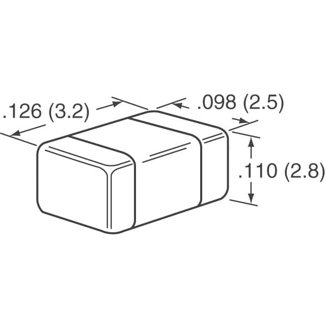 C3225X7R1E106K250AC TDK Corporation  Ceramic Capacitors